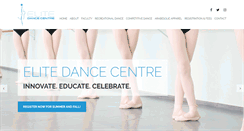 Desktop Screenshot of elitedance.ca