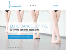 Tablet Screenshot of elitedance.ca